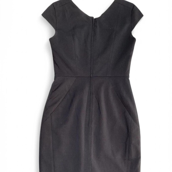 Ladies H&M Black Fitted Shift Dress - Size 8 - Picture 4 of 8